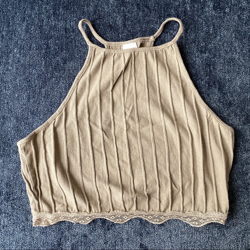 Collie bralette - size S - tan